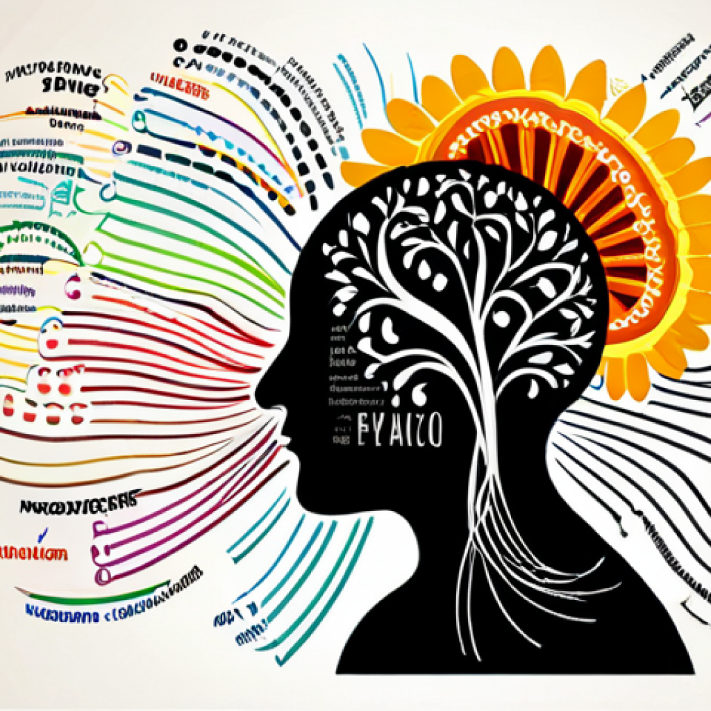 시각적 사고 개선을 위한 실습 활동 - **Mind Map: Journey from Chaos to Clarity**
A vibrant, dynamic illustration in a clean, modern d...