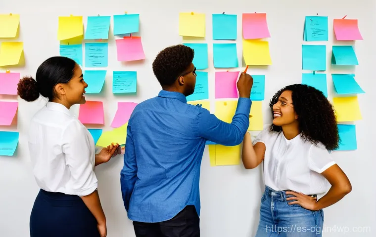 시각적 사고를 활용한 브레인스토밍 기법 - **Mind Mapping for Clarity:** "A close-up shot of a young professional, perhaps in their late 20s or...